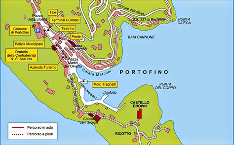 map of portofino.